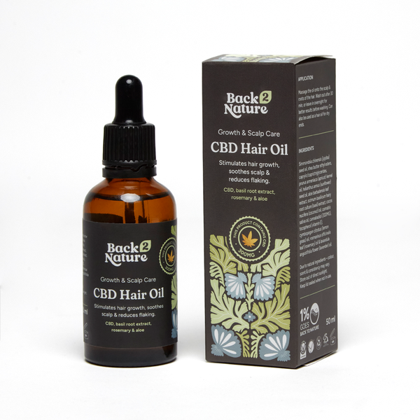 Back 2 Nature CBD Hair Growth & Scalp Treatment Oil 50ml