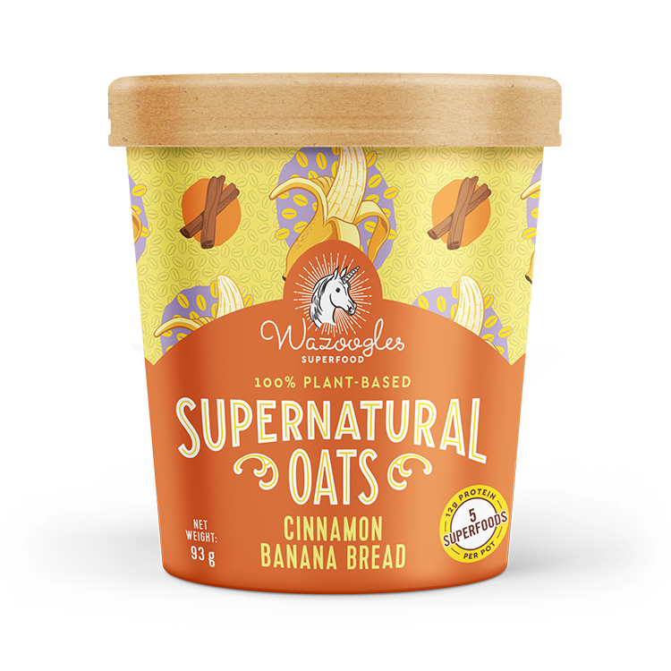 Wazoogles Oat Pot Cinnamon Banana Bread 93g