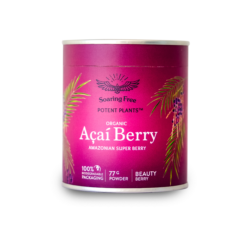 Soaring Free - Potent Plants Acai Powder Organic 77g