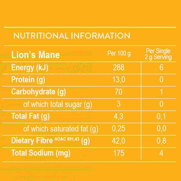 Soaring Free - Potent Plants Lions Mane Powder Organic 77g