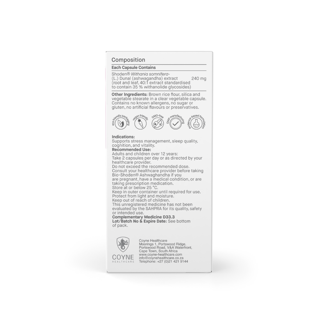 Coyne Healthcare - Bio-Shoden Ashwagandha 60s