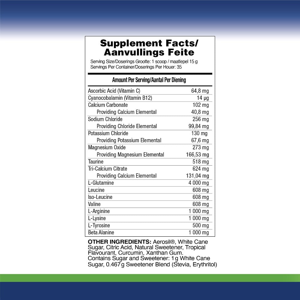 Performance Inspired Nutrition - BCAA Tropical 525g