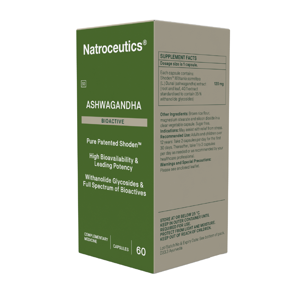 Natroceutics - Ashwagandha Bioactive 120mg 60s