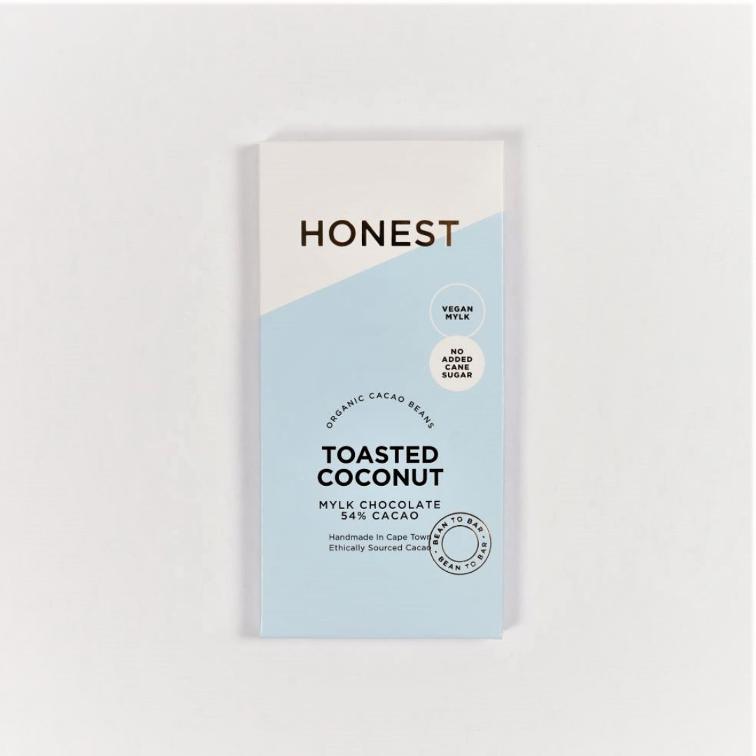 Honest - 54% Dark Chocolate Mylk Toasted Coconut 60g