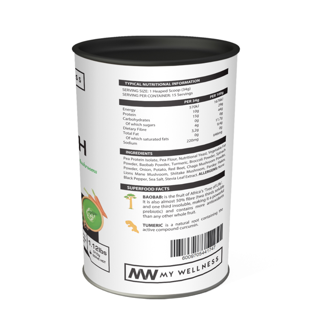 My Wellness - Natures Veg Broth With Wild Mushrooms 510g