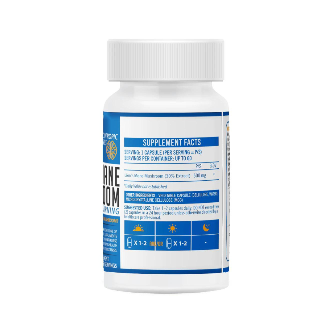 NeuroActive - Lions Mane Mushroom Capsules 60s