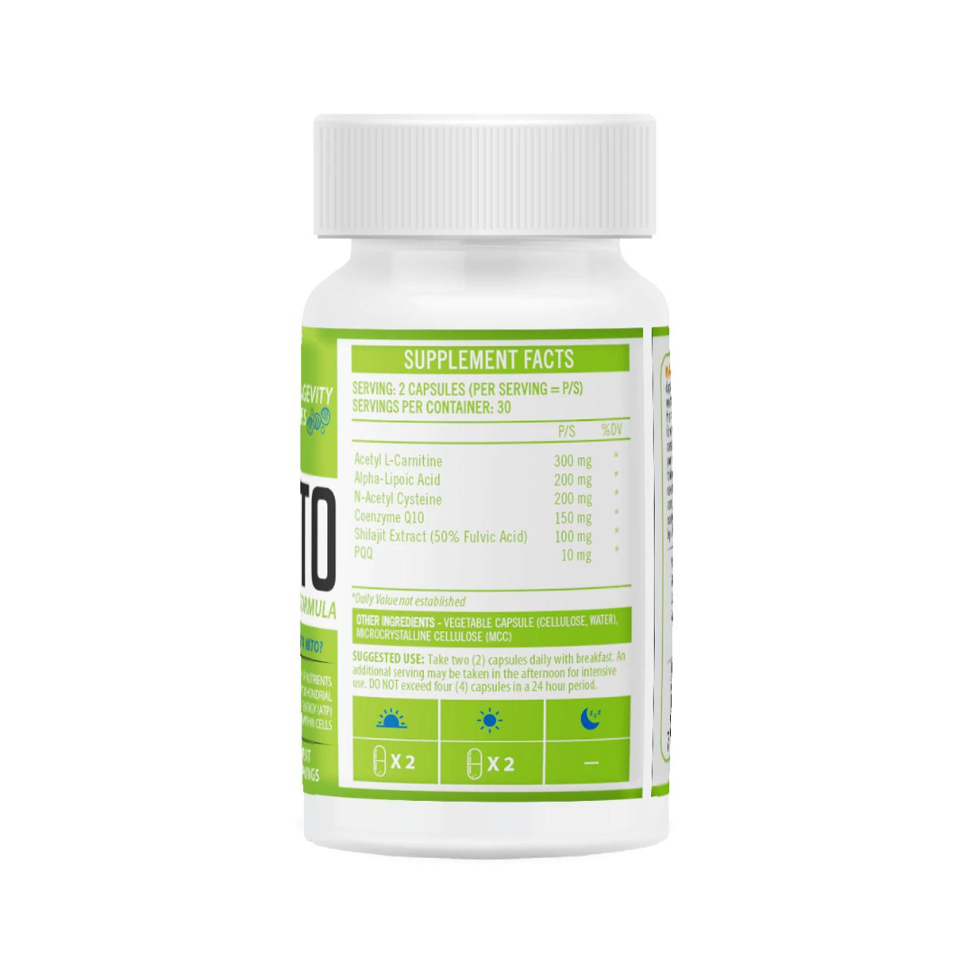 NeuroActive - Vita-Mito Mitochondrial Formula 60s