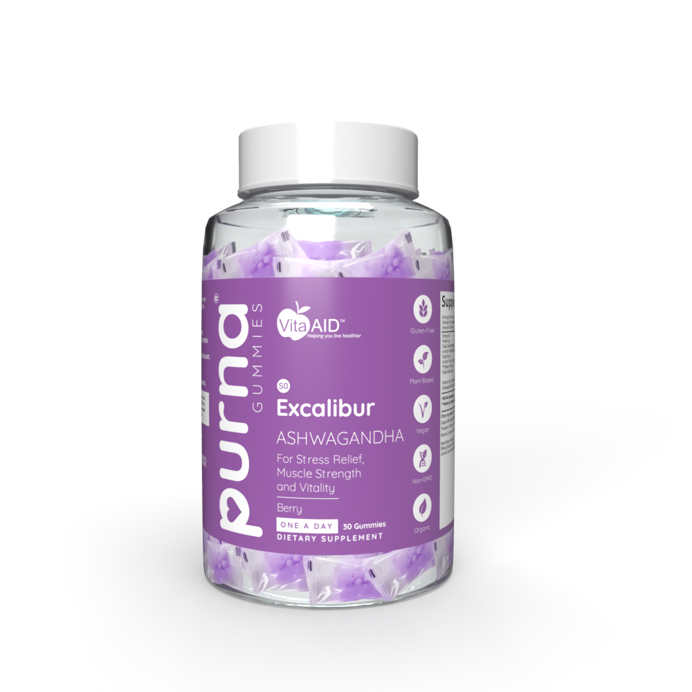 Vita-Aid - PURNA Excalibur Ashwagandha Berry 30s