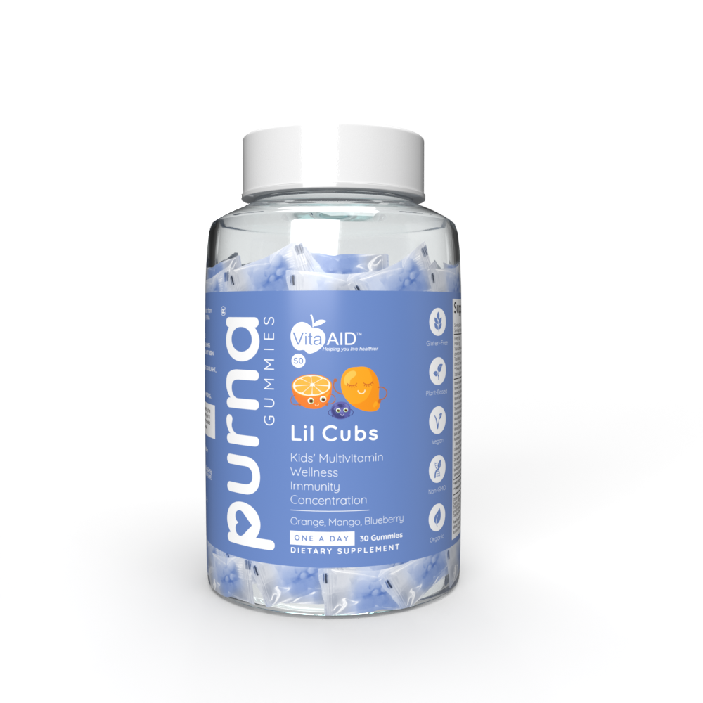 Vita-Aid - PURNA Lil Cubs Multivitamin Kids Orange 30s