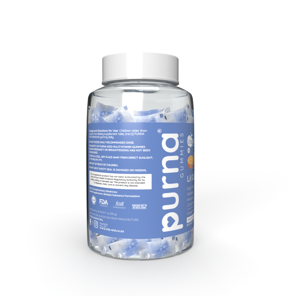 Vita-Aid - PURNA Lil Cubs Multivitamin Kids Orange 30s