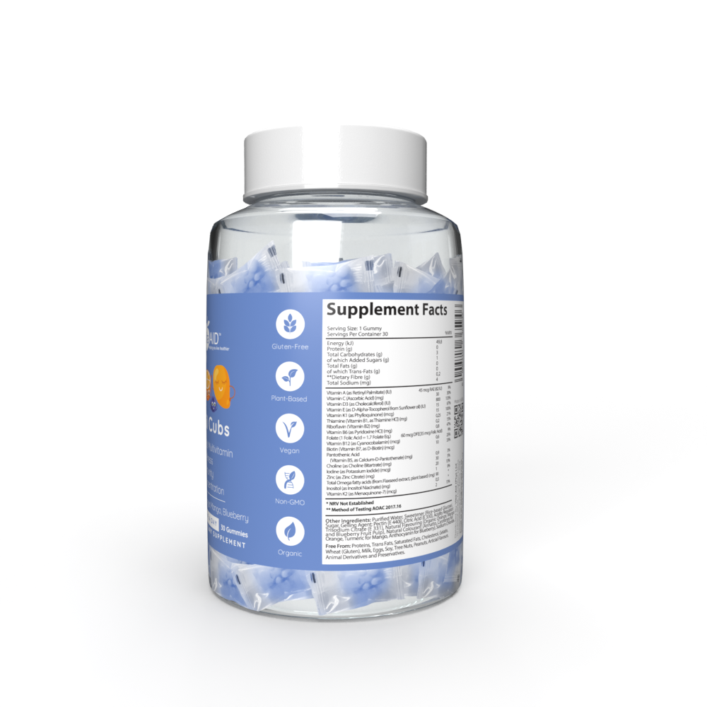 Vita-Aid - PURNA Lil Cubs Multivitamin Kids Orange 30s