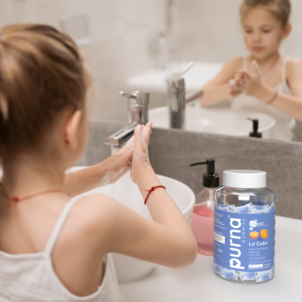 Vita-Aid - PURNA Lil Cubs Multivitamin Kids Orange 30s