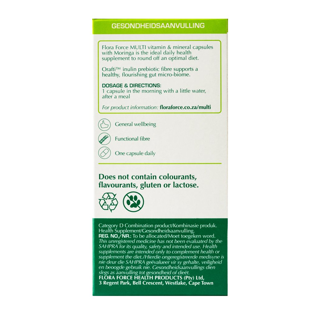Flora Force - Multi Vitamin With Prebioitic Fibre 30s
