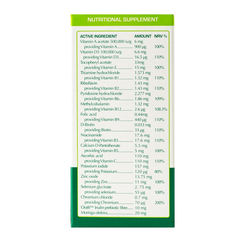 Flora Force - Multi Vitamin With Prebioitic Fibre 30s