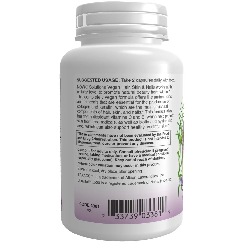 NOW - Hair Skin & Nails Vegan 90s