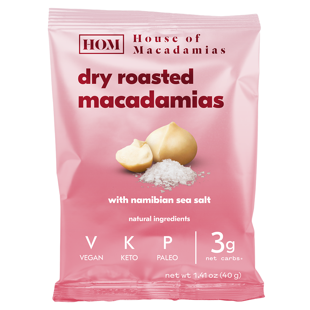 House of Macadamias - Macadamias Dry Roasted Namibian Sea Salt 40g