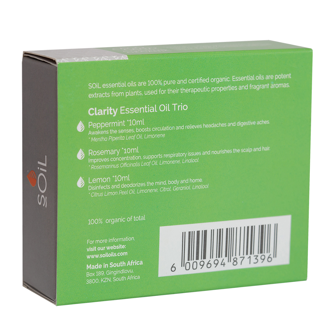 Soil - Essential Oil Trio Box Clarity