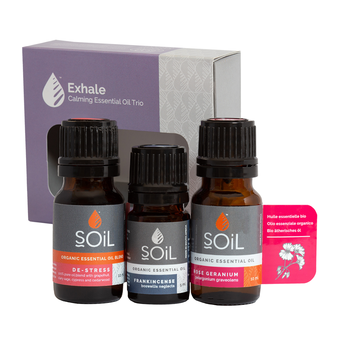 Soil - Essential Oil Trio Box Exhale