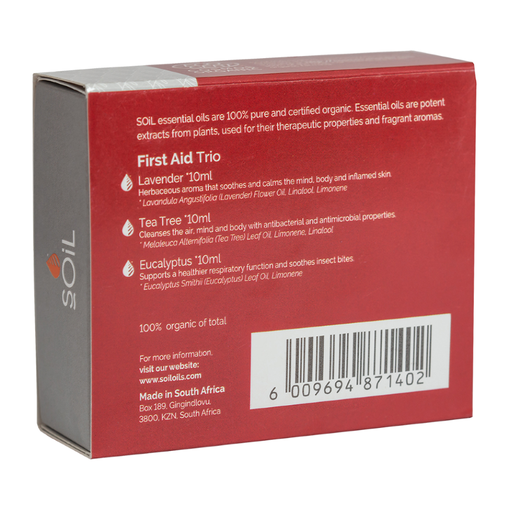 Soil - Essential Oil Trio Box First Aid