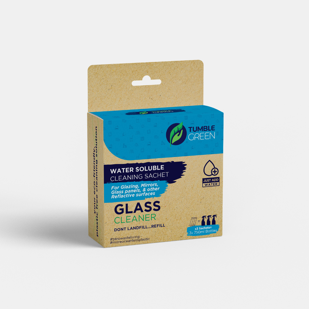 Tumble Green - Glass Cleaner Sachet 3pk
