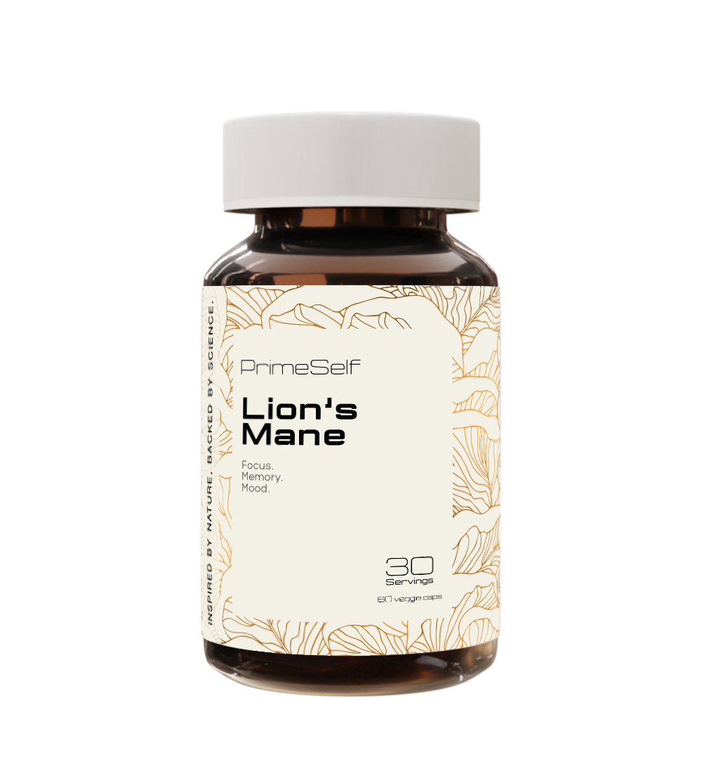 PrimeSelf - Organic Lions Mane Mushroom 60s