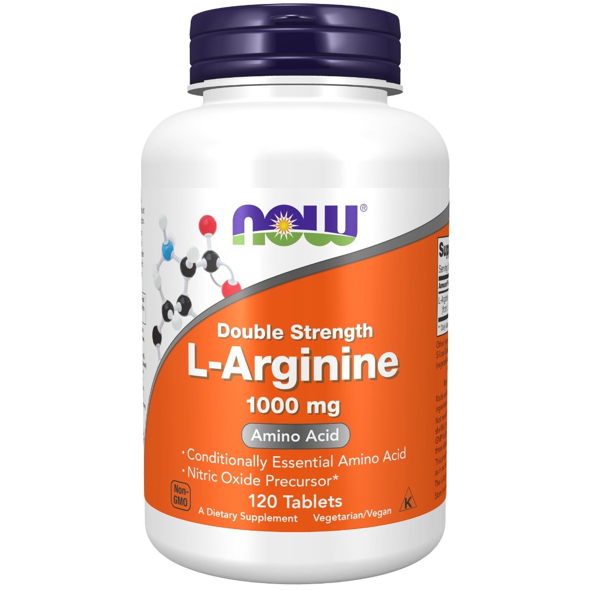 NOW - L-Arginine Double Strength 1000mg 120s