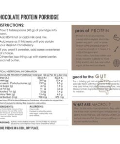 Macro Mixes - Porridge Instant Protein Chocolate 240g