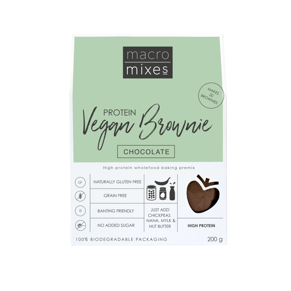 Macro Mixes - Brownie Protein Vegan 200g