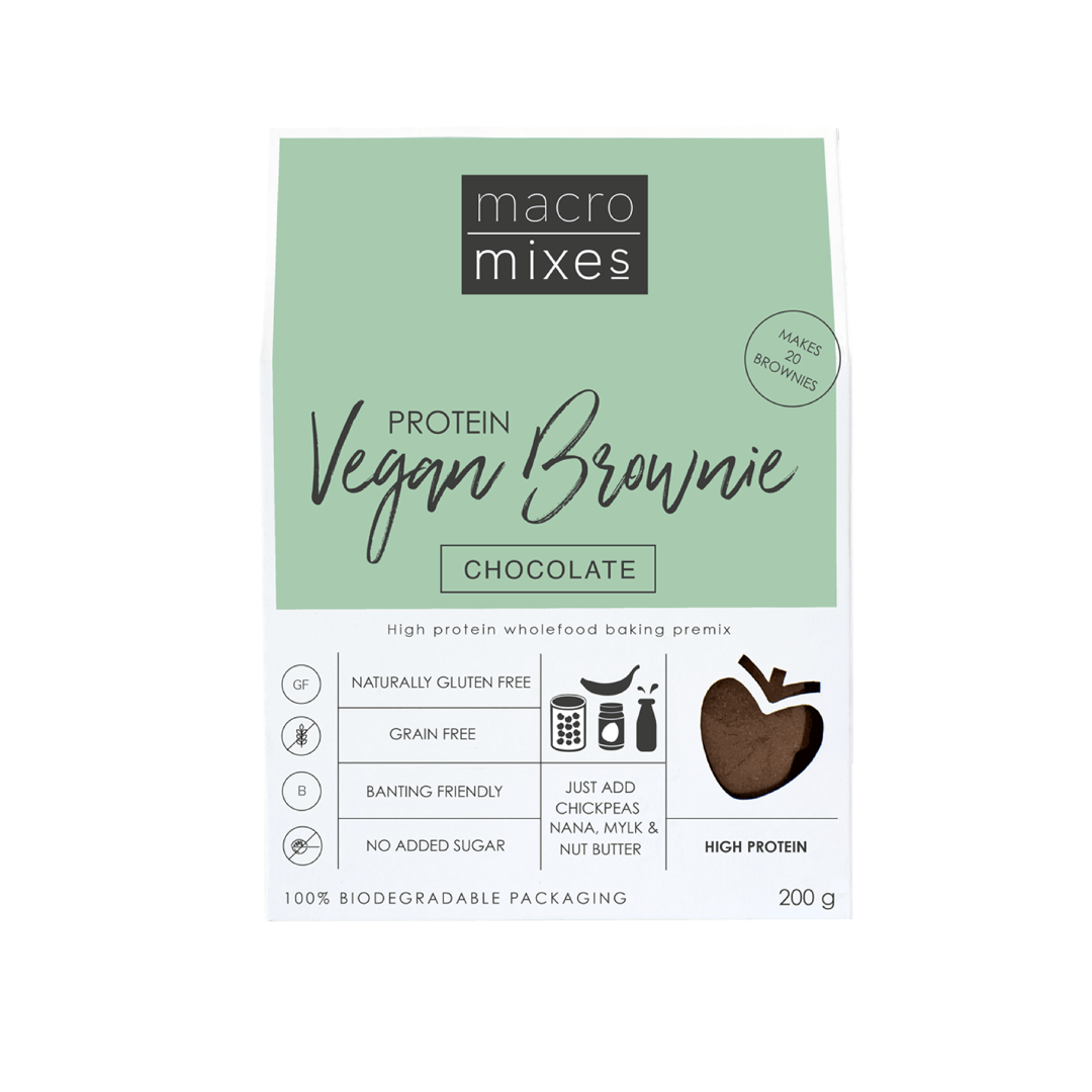 Macro Mixes - Brownie Protein Vegan 200g