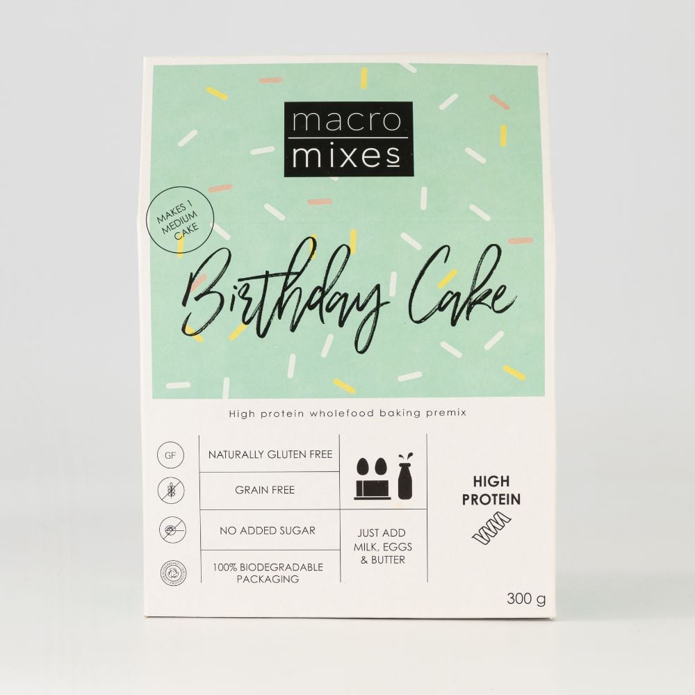 Macro Mixes - Cake Premix Birthday 300g