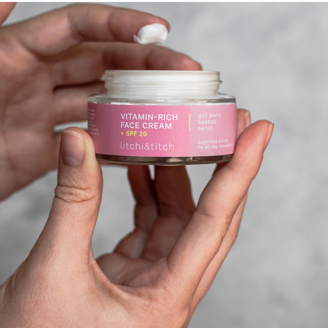Litchi & Titch - Vitamin Rich Face Cream +SPF 20 50ml