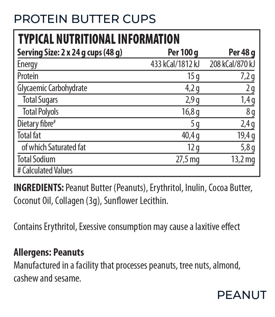 Youthful Living - Protein Peanut Butter Cups 2 x 24g