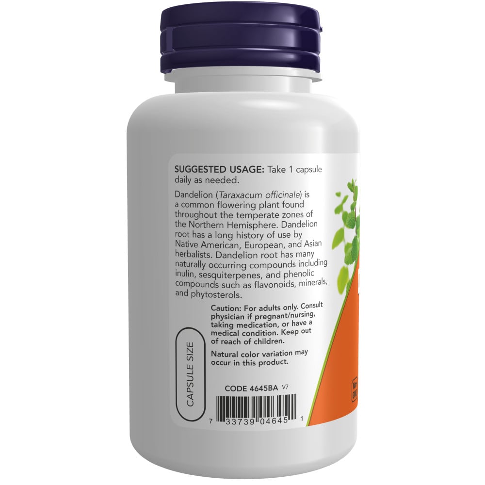 NOW - Dandelion Root 500mg 100s