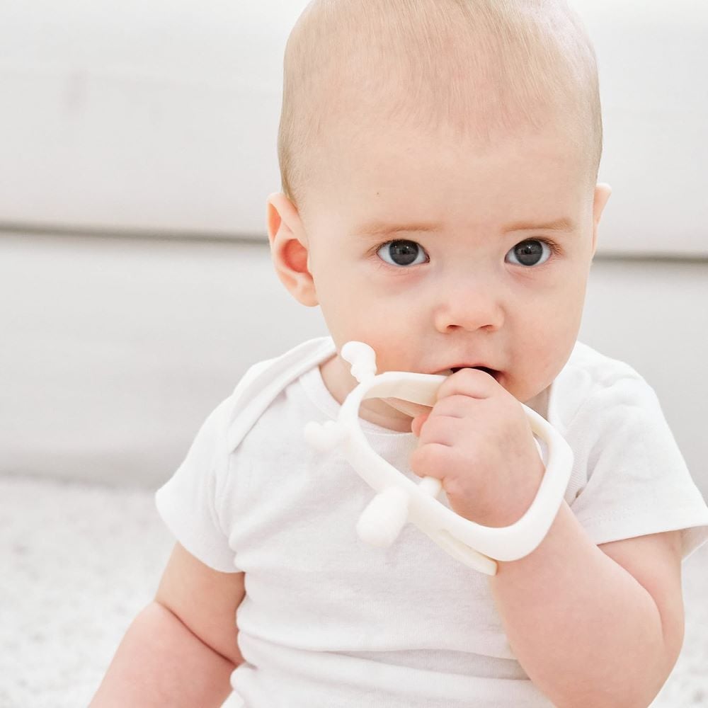 Smily Mia - Reindeer Silicone Teether Pink