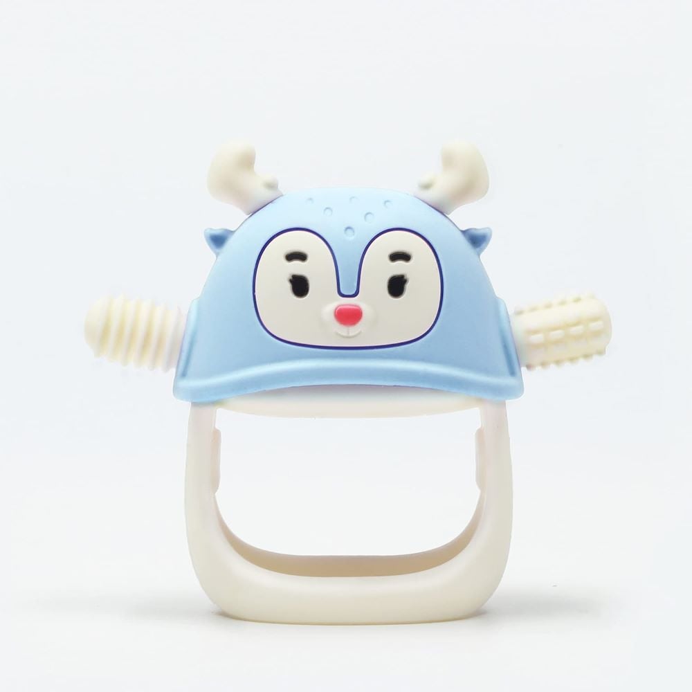 Smily Mia - Reindeer Silicone Teether Blue