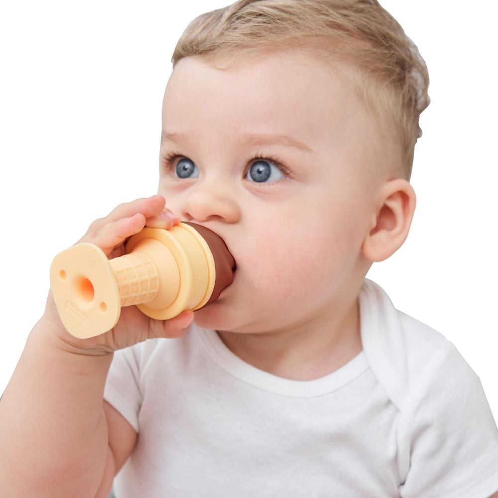 Smily Mia - Ice Cream Freezable Teether Choc