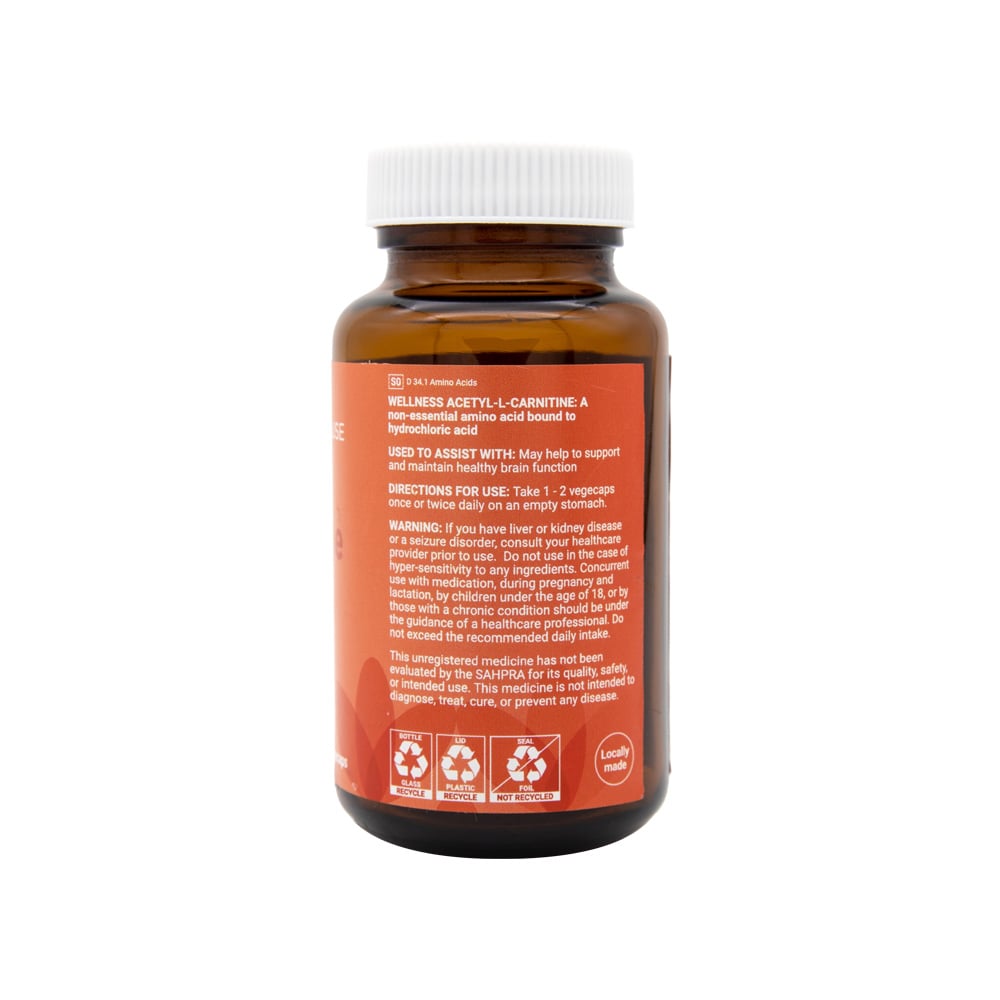 Wellness - Acetyl L-Carnitine 550mg 60s