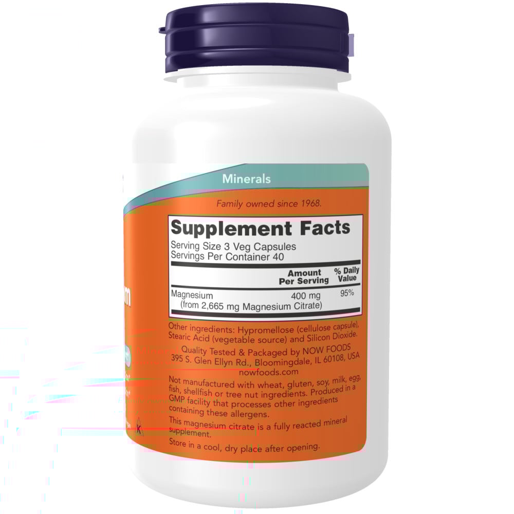 NOW - Magnesium Citrate 120s