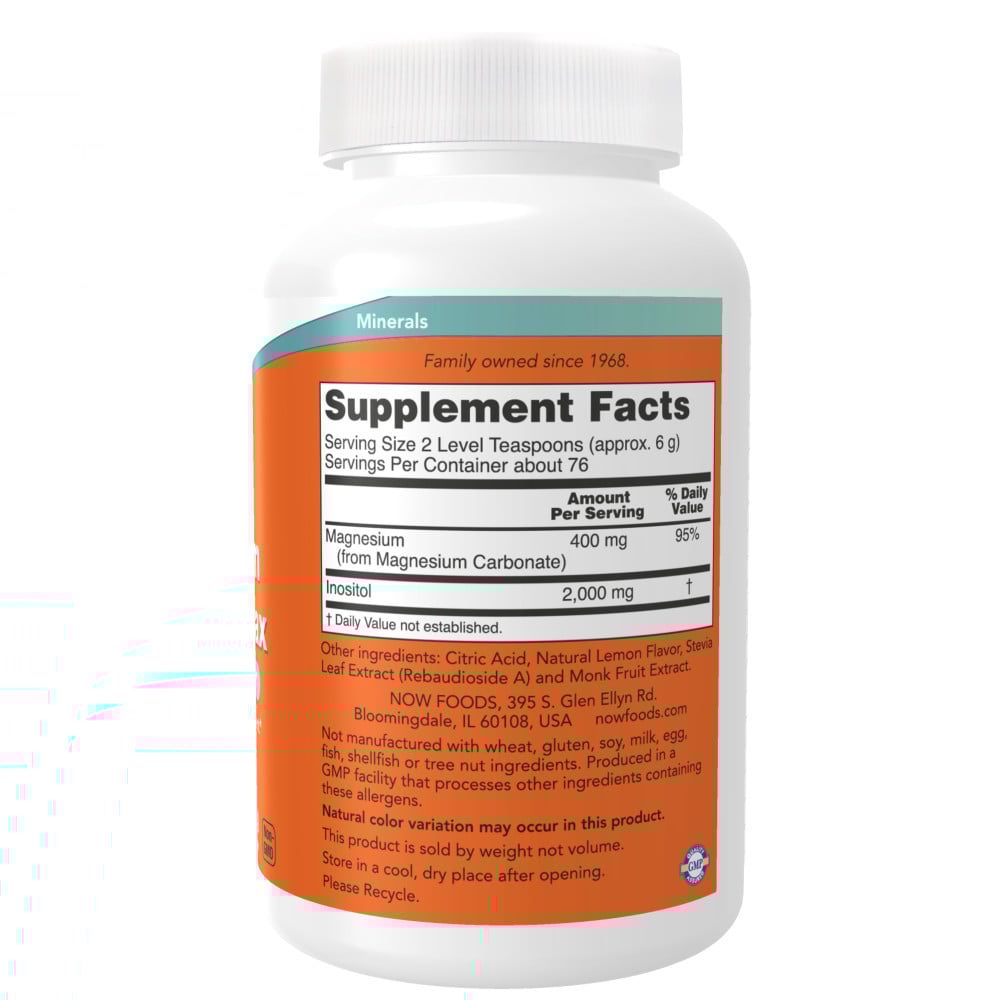 NOW - Magnesium Inositol Relax Powder 454g
