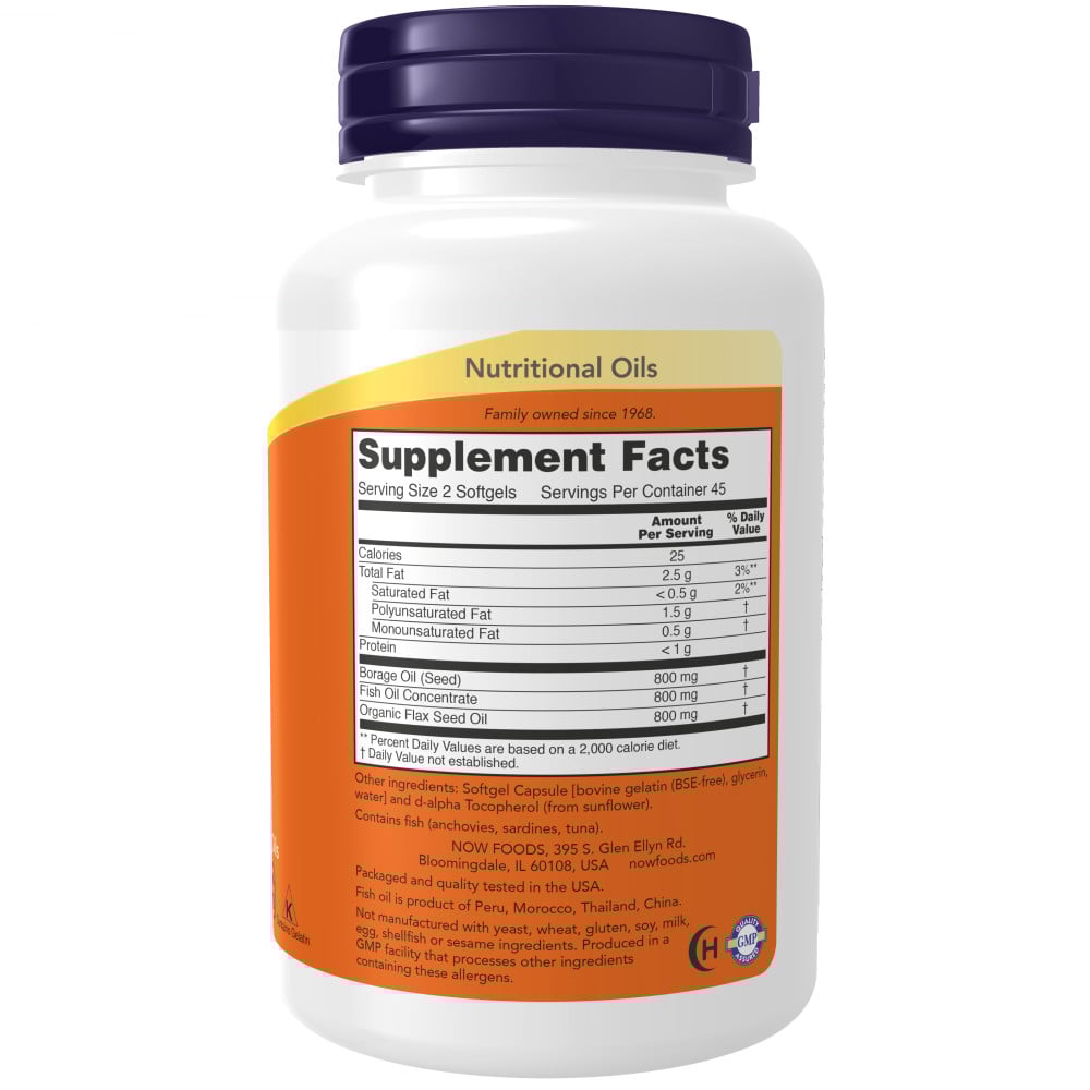 NOW - Super Omega 3-6-9 1200 mg 90s