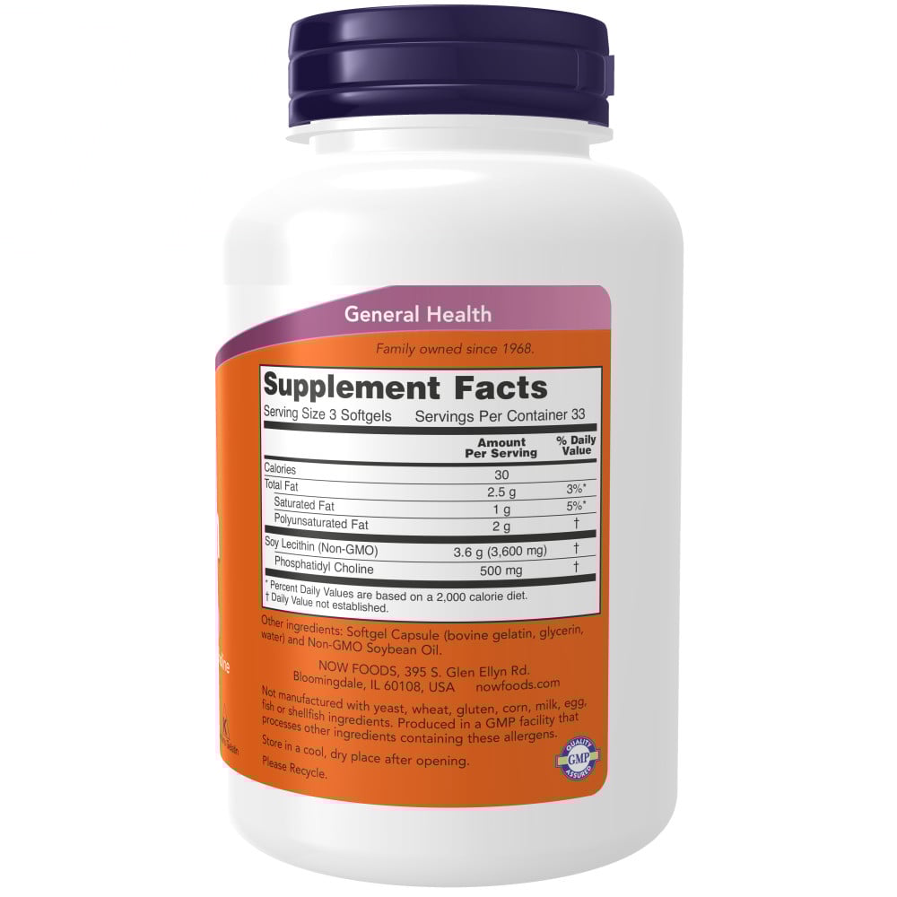 NOW - Lecithin 1200mg 100s