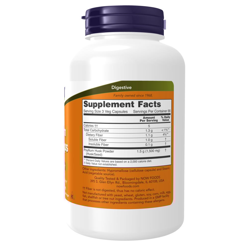 NOW - Psyllium Husk 500 mg 200s