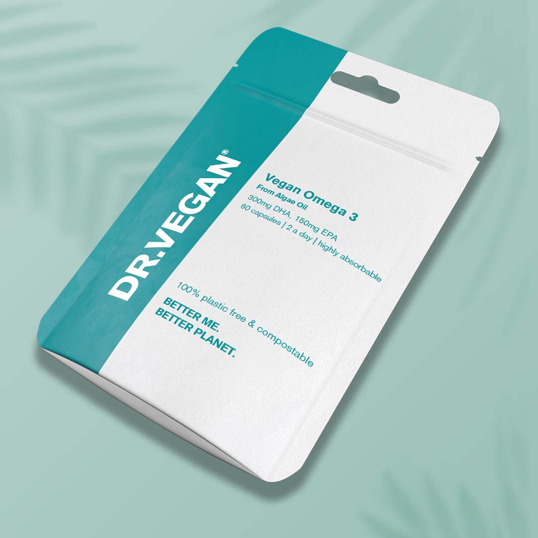Dr Vegan - Vegan Omega 3 300mg DHA 150 EPA 60s