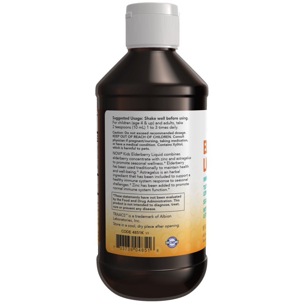 NOW - Elderberry Liquid For Kids 237ml