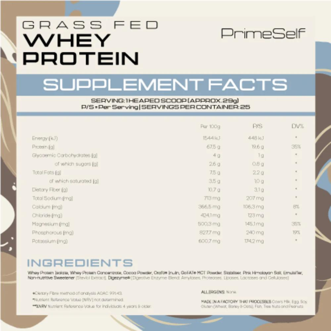 Prime Self - Whey Protein Salted Chocolate 725g