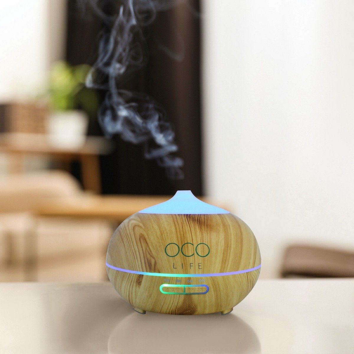 OCO Life - Zen Light Wood Diffuser with 2 Oils