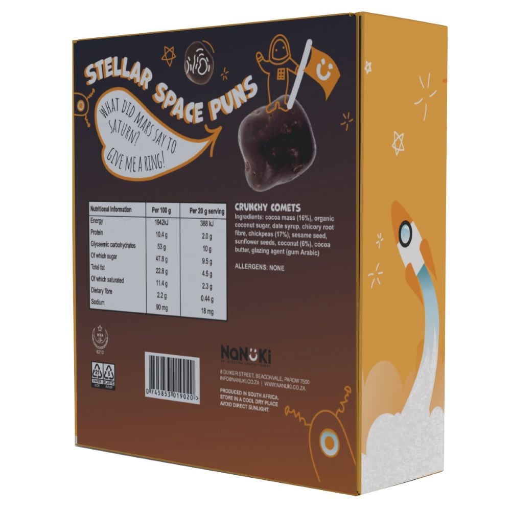 Nanuki - Space Rocks Crunchy Comets 60g