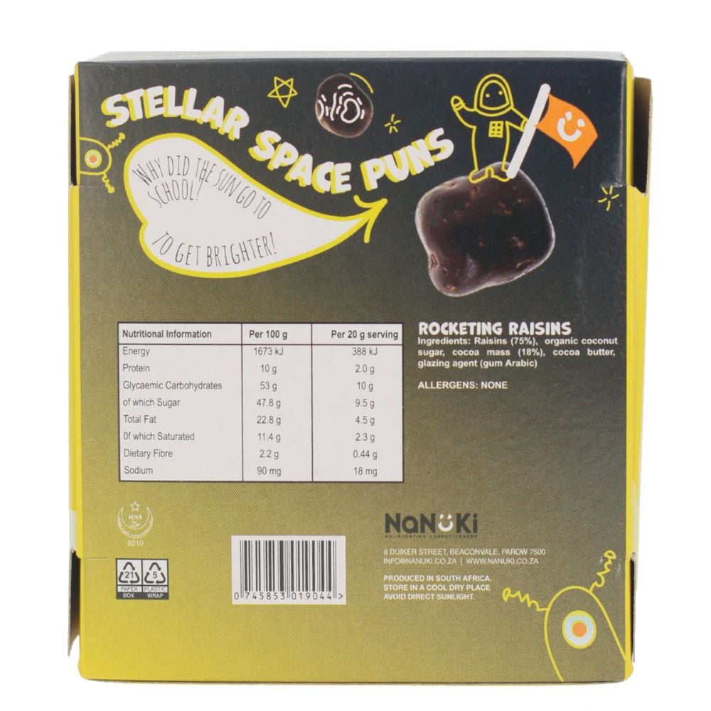 Nanuki - Space Rocks Rocketing Raisins 60g