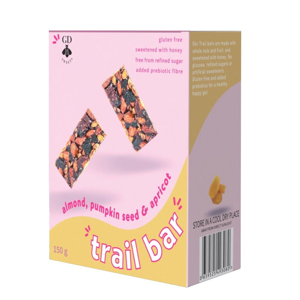 Gayleen's Decadence - Trail Bar Almond Pumpkin Seed Apricot 25g