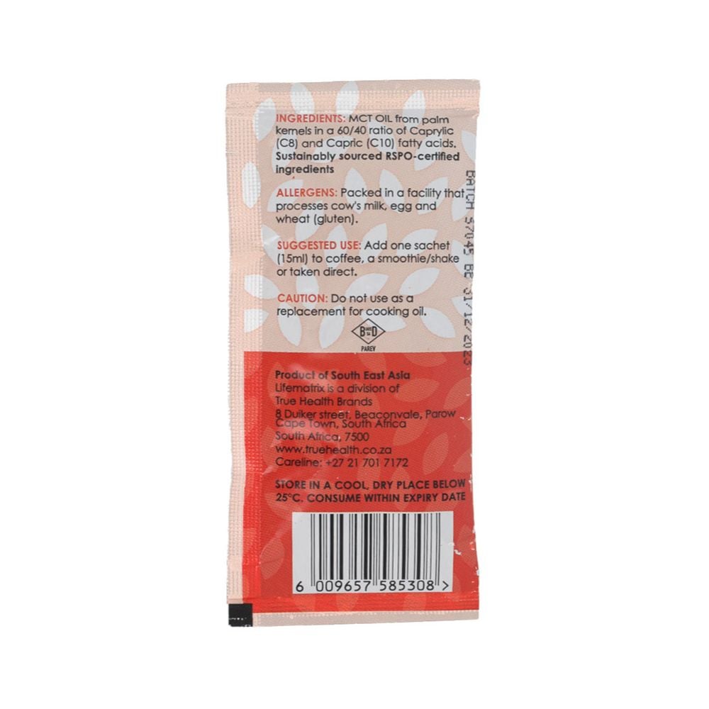 Lifematrix - Pure MCT Oil Sachet 15ml